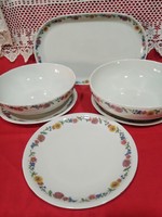Szalmavirág mintás alföldi porcelánok