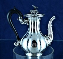 Beautiful, antique silver pourer, French, ca. 1840!!!