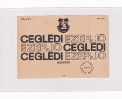Ceglédi ezerjó wine label