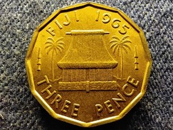 Fidzsi-szigetek II. Erzsébet 3 penny 1965  (id80125)