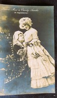 1910 Deszső Szomory: the Grandmother's Play Jászai Mari Várady Aranka dramatist photo sheet sterlisky photo