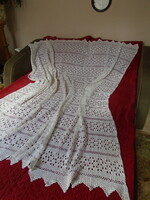 Ágytakaró, függöny. Pamut  horgolt   235 x 235  cm.