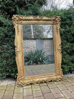 Old antique baroque wall mirror 131x93cm!!!