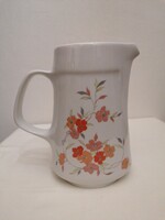 Alföldi porcelain jug with floral pattern
