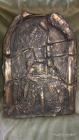 Erdély 1989. R. Törley Mária domborműve 36x26cm.