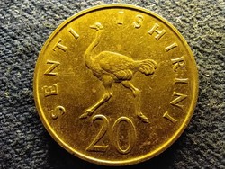 Tanzania ostrich 20 cents 1981 (id80705)