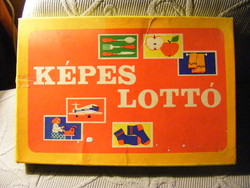 Retro picture lottery board game - getting to know the objects and environmental knowledge for kindergarteners
