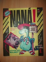 Naná magazin, 1990.01.10-ei szám, jó állapotban! Első évfolyam, első szám!