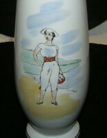 Ritka Balatoni Emlék Váza - Aquincumi porcelán