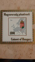 Ritka !!  1998 forrgalmi sor  BU UNC + szabadságharc 100 forint Magyarország pénzérméi