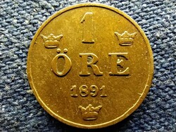 Sweden ii. Oszkár (1872-1907) 1 pence 1891 (id78398)