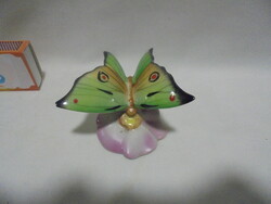 Drasche / quarry porcelain / butterfly, butterfly figure, nipp