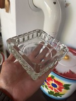 Nehéz üveg hamutartó hamus retro