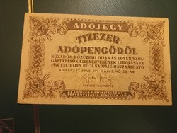 1946-os 10000 Adópengő