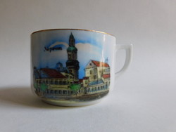 Drasche tea cup with city view - sopron