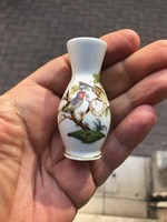Herend porcelain vase, flawless, 7 cm, as a gift. Rothchild pattern