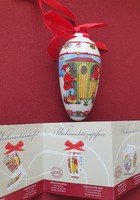 Hutschenreuther German porcelain Christmas ornament 2015 prop decoration