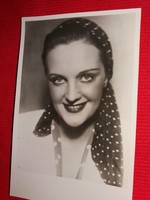 Antique 1942 portrait postcard from Tolna in beautiful collector's condition, Áldor photo