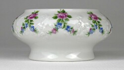 1O427 old wallendorf porcelain ring holder with flower decoration