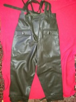 Old 1973 unused waterproof fisherman - hunter bridle trousers Pevdi size 50 xl excellent condition