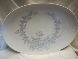 Porcelain oval serving bowl