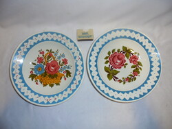 Old, floral granite wall plate, plate 