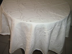 Beautiful damask tablecloth with beautiful pine pattern
