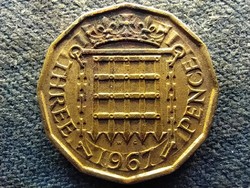 England II. Elizabeth (1952-2022) 3 pence 1967 (id71492)