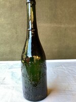 Schreyer József antik sörös üveg 0,55 l.