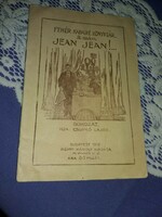Antique 1917 white cabaret library : jean..Jean !! Farce, Rényi edition of the writings of Lajos Csupkó