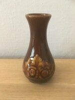 Small brown vase porcelain