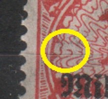 Misprints, curiosities 1269 (reich) mi 327 a p ht 4.00 euros postmark