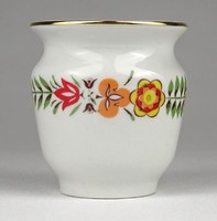 1O637 Régi ritka kisméretű jelzett Zsolnay porcelán váza 7 cm