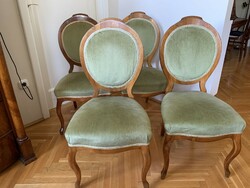 Antik biedermeier székek ovális háttámlával
