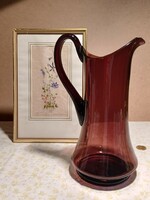 A large purple water jug colored in its material