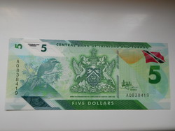 Trinidad & Tobago $5 2020 oz polymer