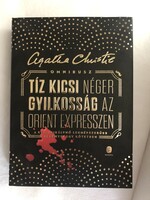 Agatha Christie: Tíz kicsi néger - Gyilkosság az Orient expresszen 2017.  díszkiadás, ÚJ, olvasatlan