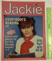Jackie magazine 81/7/18 duran undertones rainbow whitesnake iron maiden