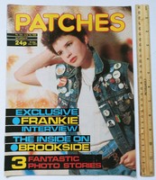 Patches magazine 85/6/15 power station cure stephen duffy damon grant posters frankie hollywood bro