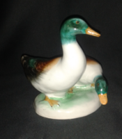 Bodrogkeresztúr ceramic duck pair / wild duck / 16 cm