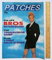 Patches magazine 88/10/7 bros + nathan moore brother beyond posters transvision vamp the mission