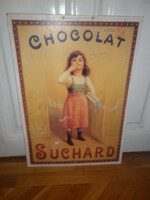 Suchard csokoládé reklám plakát 66x46cm