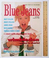 Blue jeans magazine 6/25/88 ivan lendl jellybean phillip schofield zodiac mindwarp