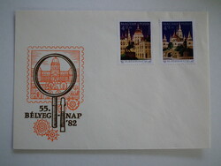 1982. Bélyegnap (55.) bélyegsor FDC-n