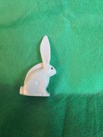 Antik Herendi porcelán nyuszi, kajla fülű nyúl, 1920-30-as évek.