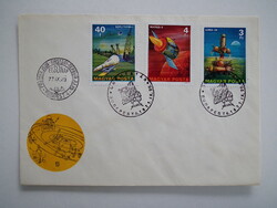 1977. A Szputnyiktól a Vikingig bélyegsor 2db FDC-n