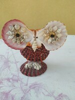 Shell owl for sale! Shell sculpture for sale! 10 Cm