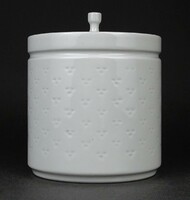 1O662 wallendorf porcelain jar 13 cm