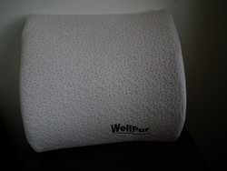 Wellpur Olympic deréktámasz szivacs párna külön mosható huzattal - új