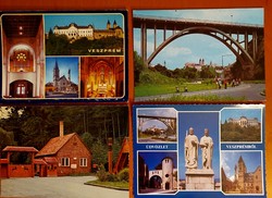 Postcard, Veszprém.